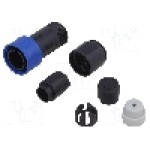 Conector circular, tata, 10 pini, BULGIN - PXP4010/10P/3035