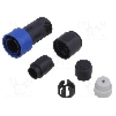 Conector circular, tata, 10 pini, BULGIN - PXP4010/10P/3035