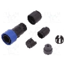 Conector circular, tata, 10 pini, BULGIN - PXP4010/10P/3540