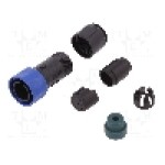 Conector circular, tata, 10 pini, BULGIN - PXP4010/10P/4045