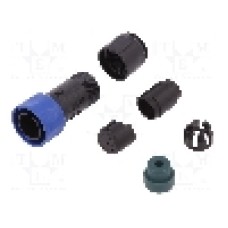 Conector circular, tata, 10 pini, BULGIN - PXP4010/10P/4045