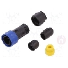 Conector circular, tata, 10 pini, BULGIN - PXP4010/10P/5055