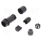 Conector circular, tata, 10 pini, BULGIN - PXP4011/10P/3540