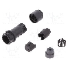 Conector circular, tata, 10 pini, BULGIN - PXP4011/10P/3540