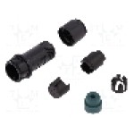 Conector circular, tata, 10 pini, BULGIN - PXP4011/10P/4045