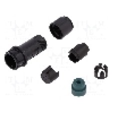 Conector circular, tata, 10 pini, BULGIN - PXP4011/10P/4045