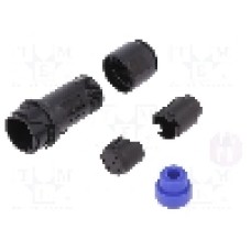 Conector circular, tata, 10 pini, BULGIN - PXP4011/10P/5560