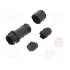 Conector circular, tata, 10 pini, BULGIN - PXP4011/10P/6065