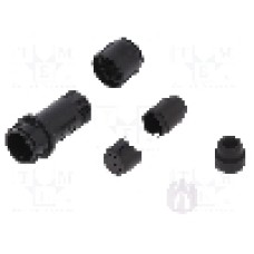 Conector circular, tata, 10 pini, BULGIN - PXP4011/10P/6570