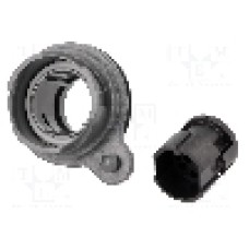 Conector circular, tata, 10 pini, BULGIN - PXP7012/10P/CR