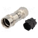 Conector circular, tata, 16 pini, BULGIN - PXM6011/16P/CR/0910