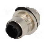 Conector circular, tata, 16 pini, BULGIN - PXM6012/16P/CR