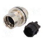 Conector circular, tata, 22 pini, BULGIN - PXM6012/22P/CR
