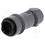 Conector circular, tata, 22 pini, BULGIN - PXP6011/22P/CR/0910 Conector circular, tata, 22 pini, BULGIN - PXP6011/22P/CR/0910