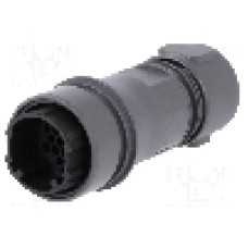 Conector circular, tata, 22 pini, BULGIN - PXP6011/22P/CR/0910