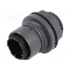 Conector circular, tata, 22 pini, BULGIN - PXP6012/22P/CR