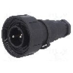 Conector circular, tata, 2 pini, BULGIN - PX0736/P