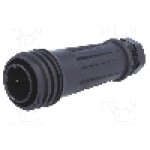 Conector circular, tata, 2 pini, BULGIN - PX0921/02/P