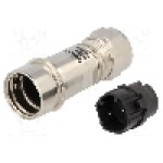 Conector circular, tata, 2 pini, BULGIN - PXM6011/02P/ST/0507 Conector circular, tata, 2 pini, BULGIN - PXM6011/02P/ST/0507