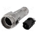 Conector circular, tata, 2 pini, BULGIN - PXM7011/02P/ST/1113/SN