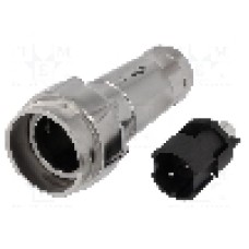 Conector circular, tata, 2 pini, BULGIN - PXM7011/02P/ST/1113/SN