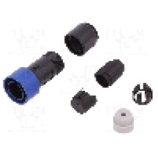 Conector circular, tata, 2 pini, BULGIN - PXP4010/02P/3035