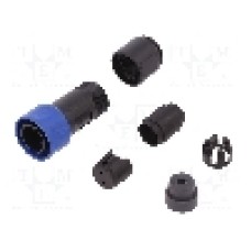 Conector circular, tata, 2 pini, BULGIN - PXP4010/02P/3540