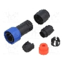 Conector circular, tata, 2 pini, BULGIN - PXP4010/02P/4550