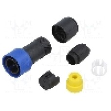 Conector circular, tata, 2 pini, BULGIN - PXP4010/02P/5055