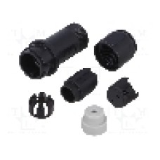 Conector circular, tata, 2 pini, BULGIN - PXP4011/02P/3035