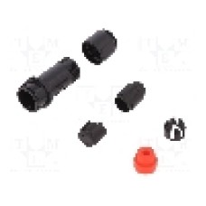 Conector circular, tata, 2 pini, BULGIN - PXP4011/02P/4550