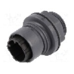 Conector circular, tata, 2 pini, BULGIN - PXP6012/02P/CR