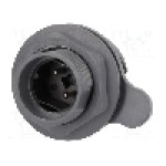 Conector circular, tata, 2 pini, BULGIN - PXP7012/02P/ST