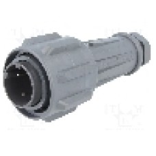 Conector circular, tata, 3 pini, BULGIN - EXP-0911/03/P