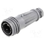 Conector circular, tata, 3 pini, BULGIN - EXP-0921/03/P