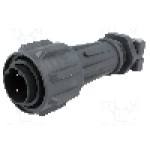 Conector circular, tata, 3 pini, BULGIN - EXP-A911/03/P Conector circular, tata, 3 pini, BULGIN - EXP-A911/03/P