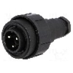 Conector circular, tata, 3 pini, BULGIN - PX0731/P