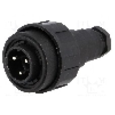 Conector circular, tata, 3 pini, BULGIN - PX0731/P
