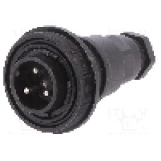 Conector circular, tata, 3 pini, BULGIN - PX0732/P