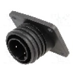 Conector circular, tata, 3 pini, BULGIN - PX0941/03/P Conector circular, tata, 3 pini, BULGIN - PX0941/03/P