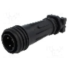 Conector circular, tata, 3 pini, BULGIN - PXA921/03/P