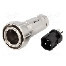 Conector circular, tata, 3 pini, BULGIN - PXM7010/03P/ST/1315/SN