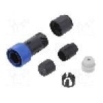 Conector circular, tata, 3 pini, BULGIN - PXP4010/03P/3035