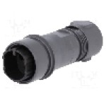 Conector circular, tata, 3 pini, BULGIN - PXP6011/03P/CR/0507