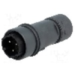 Conector circular, tata, 3 pini, BULGIN - PXP6011/03P/ST/0507
