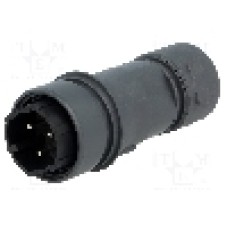 Conector circular, tata, 3 pini, BULGIN - PXP6011/03P/ST/0507