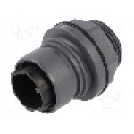 Conector circular, tata, 3 pini, BULGIN - PXP6012/03P/CR