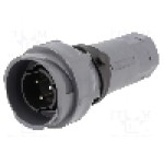 Conector circular, tata, 3 pini, BULGIN - PXP7011/03P/ST/1315