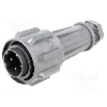 Conector circular, tata, 4 pini, BULGIN - EXP-0911/04/P