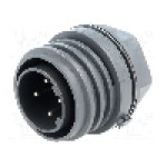 Conector circular, tata, 4 pini, BULGIN - EXP-0931/04/P Conector circular, tata, 4 pini, BULGIN - EXP-0931/04/P